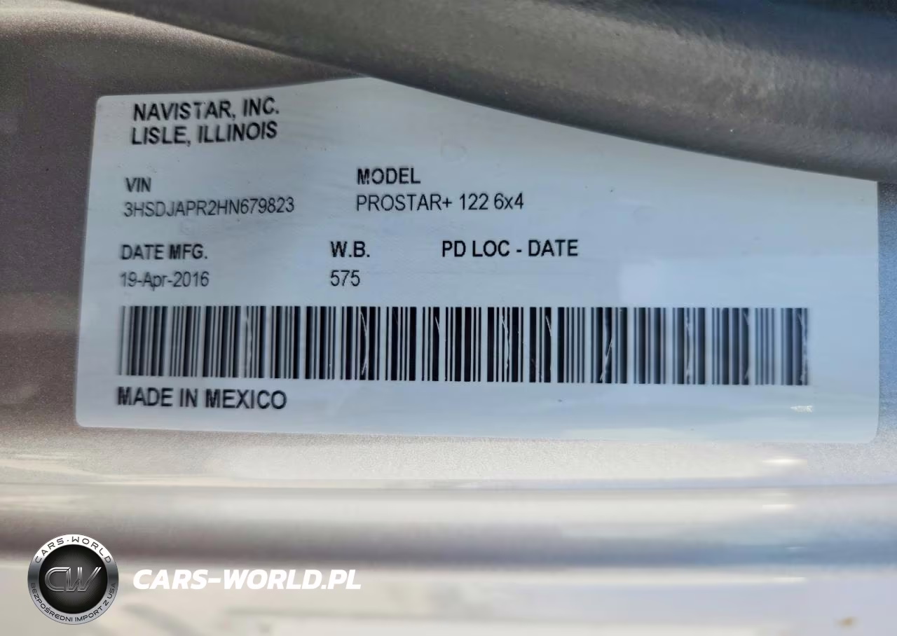 2017 International Prostar Semi Truck VIN:3HSDJAPR2HN679823 - 12