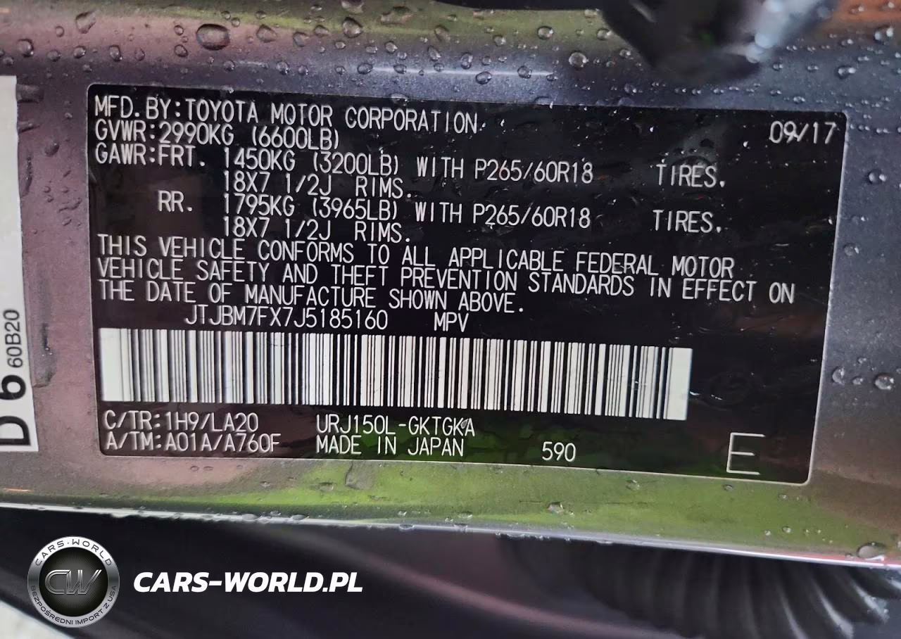 2018 Lexus Gx 460 VIN:JTJBM7FX7J5185160 - 14