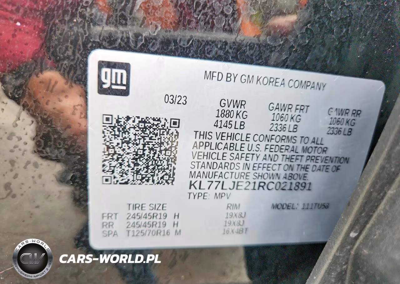 2024 Chevrolet Trax 2Rs VIN:KL77LJE21RC021891 - 14