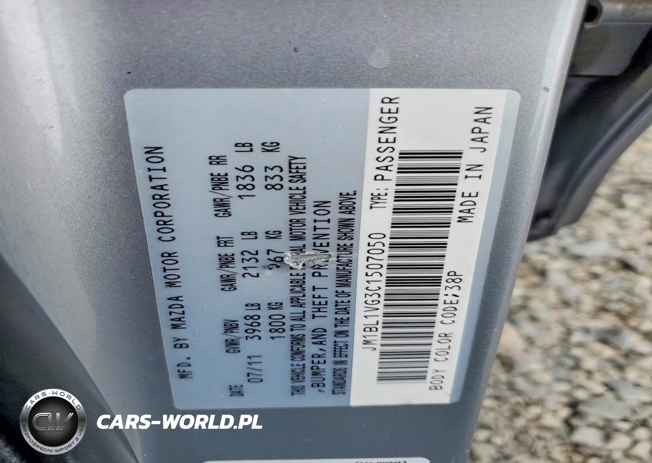 2012 Mazda 3 I VIN:JM1BL1VG3C1507050 - 13