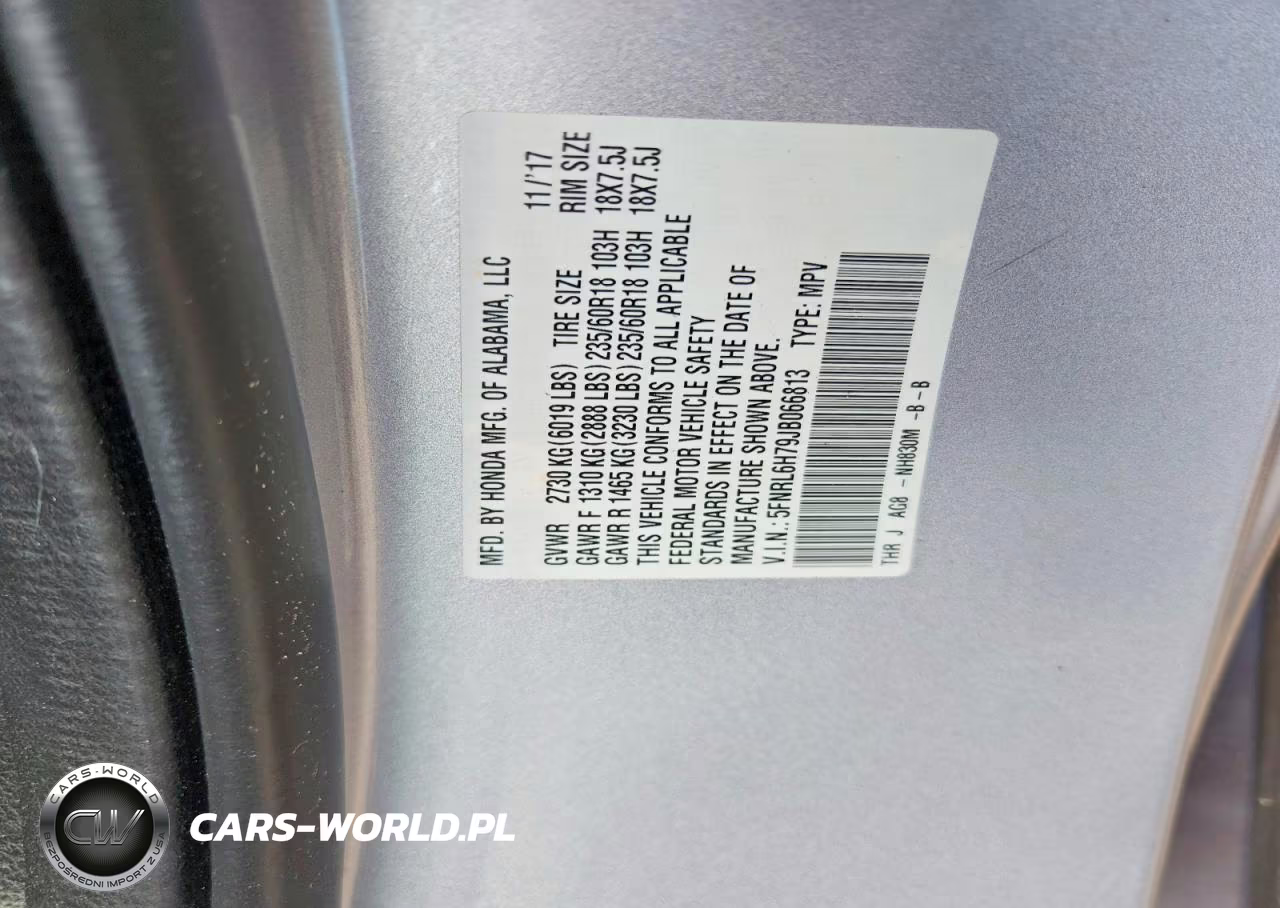2018 Honda Odyssey Exl VIN:5FNRL6H79JB066813 - 13