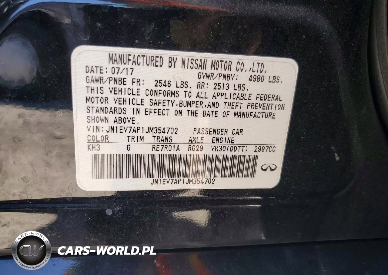 2018 Infiniti Q50 3.0T Sport VIN:JN1EV7AP1JM354702 - 13