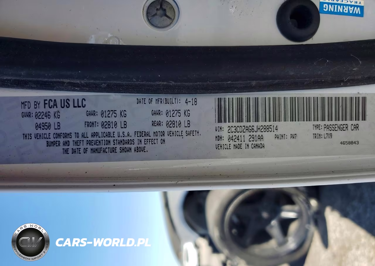 2018 Dodge Challenger Sxt VIN:2C3CDZAG6JH288514 - 12