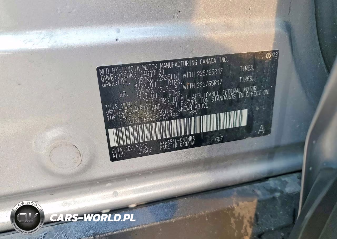 2023 Toyota Rav4 Xle VIN:2T3P1RFVXPC357194 - 14