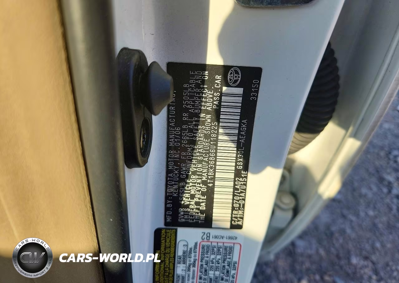 2006 Toyota Avalon Xls VIN:4T1BK36B66U118225 - 12