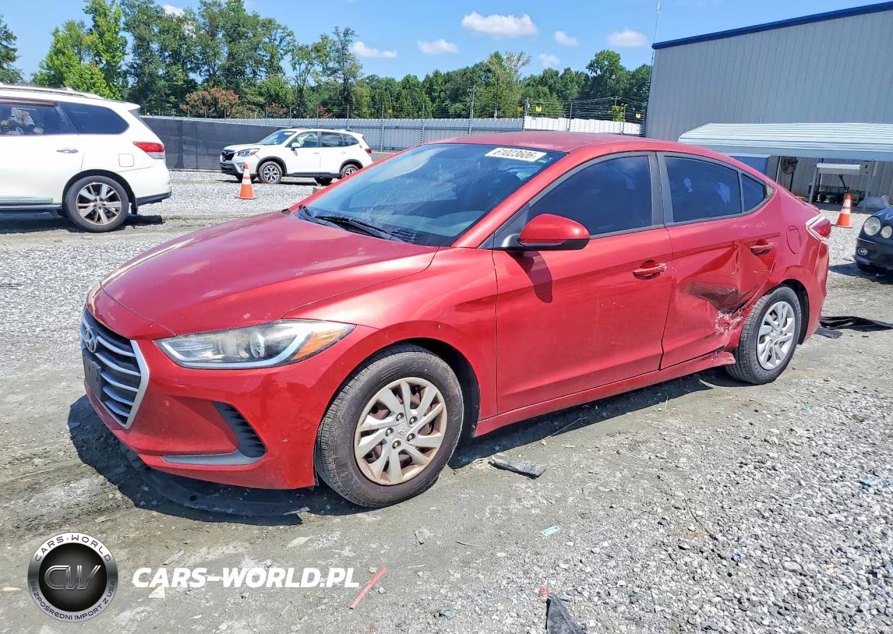 2017 Hyundai Elantra Se VIN:5NPD74LF6HH080326 - 1