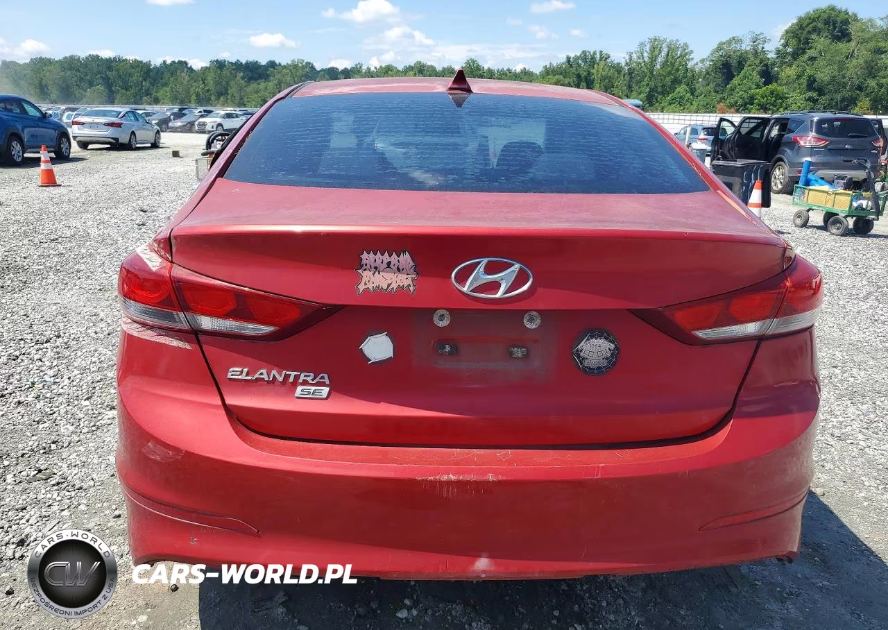 2017 Hyundai Elantra Se VIN:5NPD74LF6HH080326 - 6