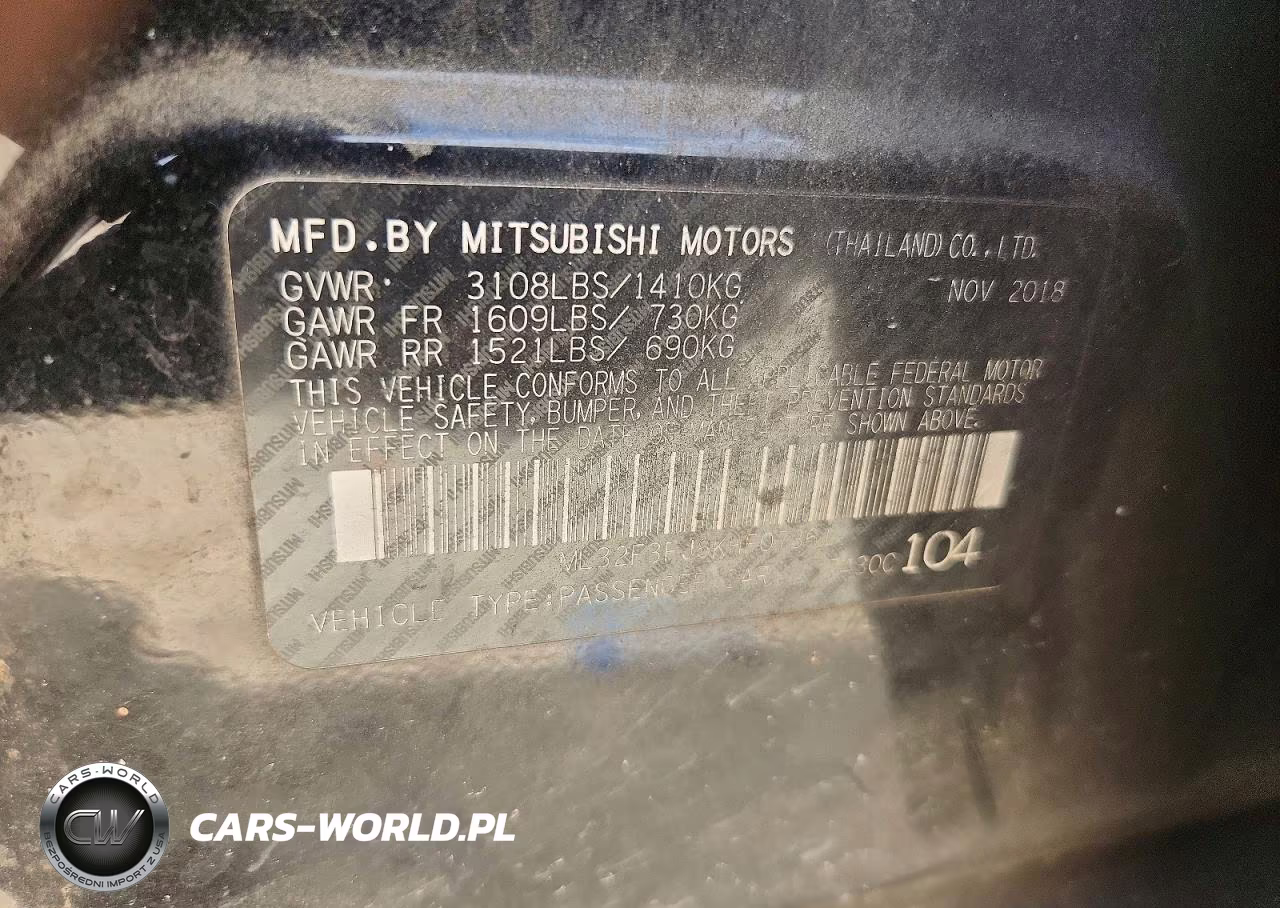 2019 Mitsubishi Mirage G4 Es VIN:ML32F3FJ8KHF07361 - 13
