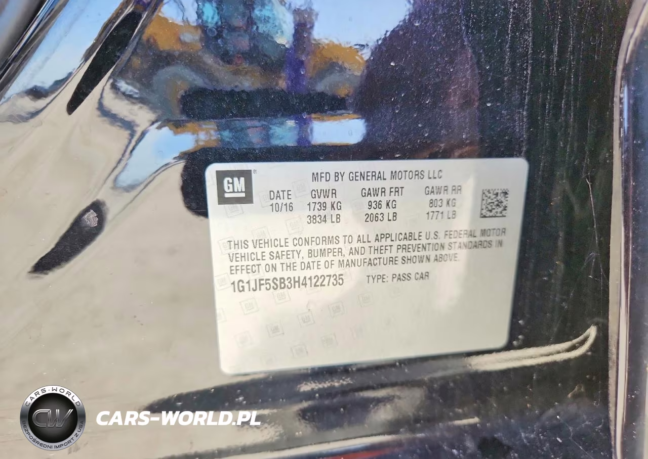 2017 Chevrolet Sonic Premier VIN:1G1JF5SB3H4122735 - 12