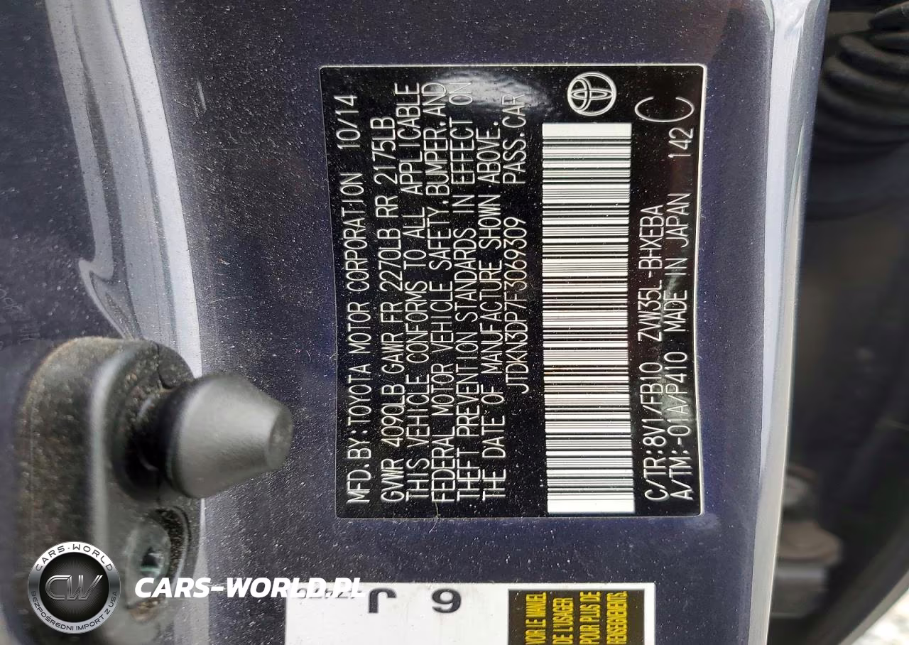 2015 Toyota Prius Plug-In Hybrid Base VIN:JTDKN3DP7F3069309 - 14