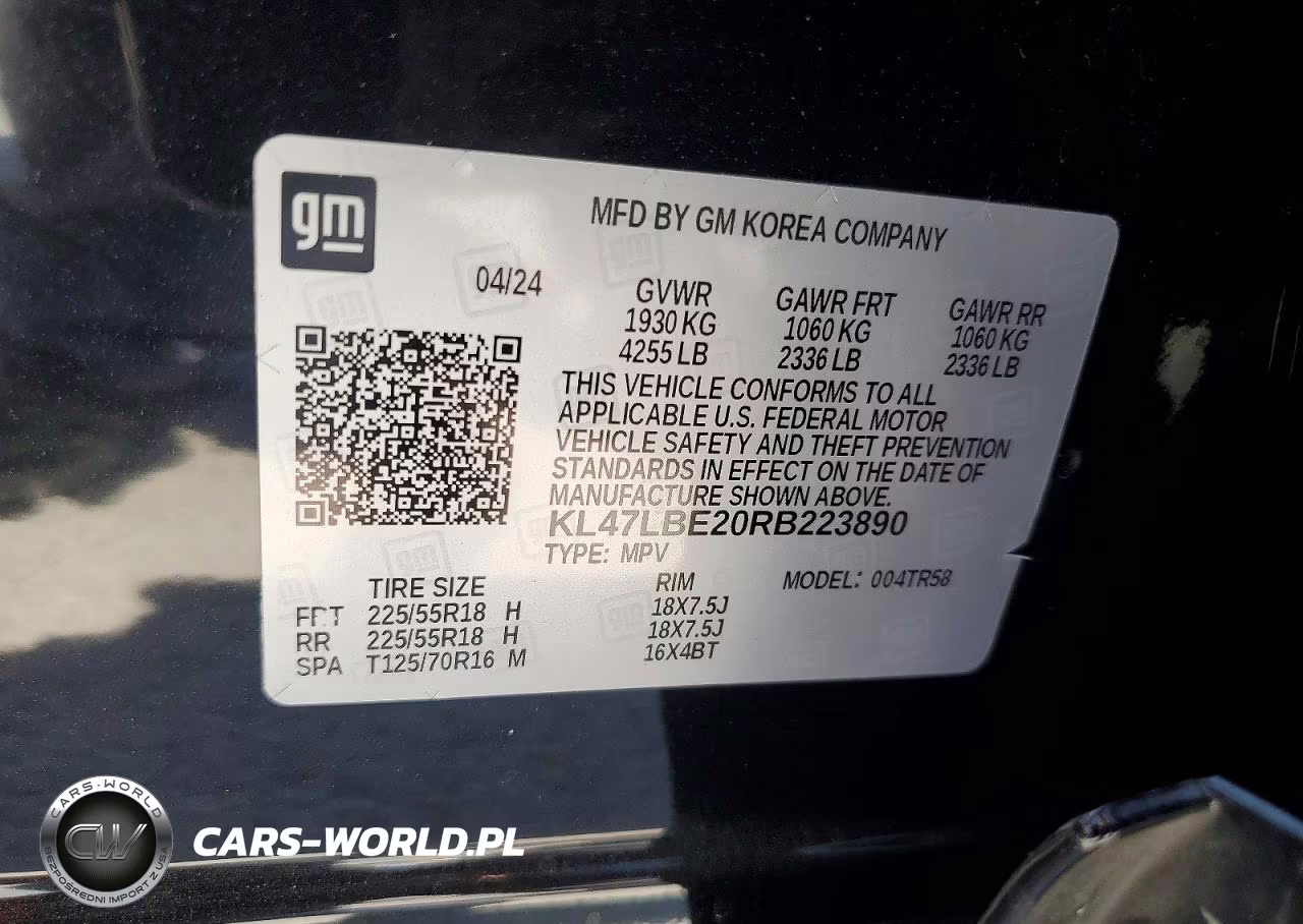 2024 Buick Envista Sport Touring VIN:KL47LBE20RB223890 - 14
