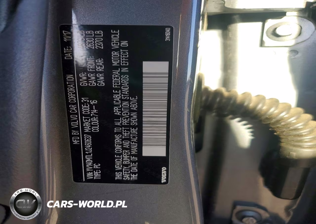 2018 Volvo S60 Dynamic VIN:YV140MTL1J2460637 - 12