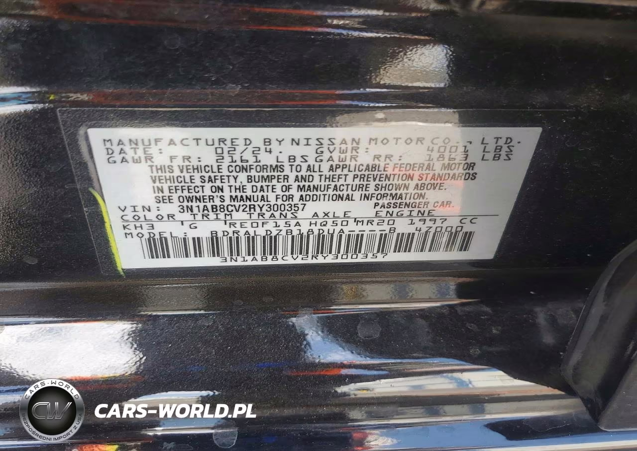 2024 Nissan Sentra Sv VIN:3N1AB8CV2RY300357 - 12