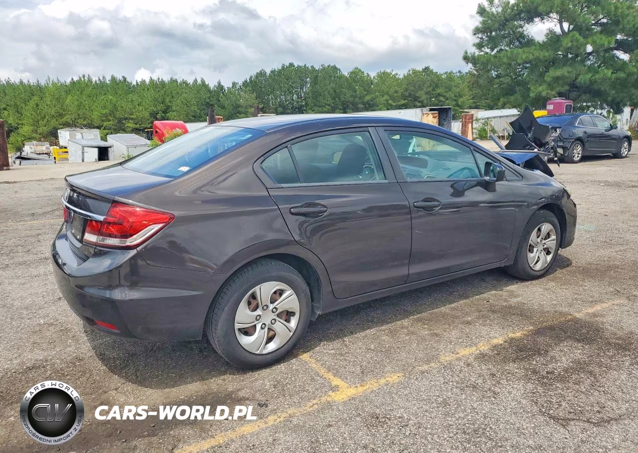 2014 Honda Civic Lx VIN:2HGFB2F59EH528420 - 3