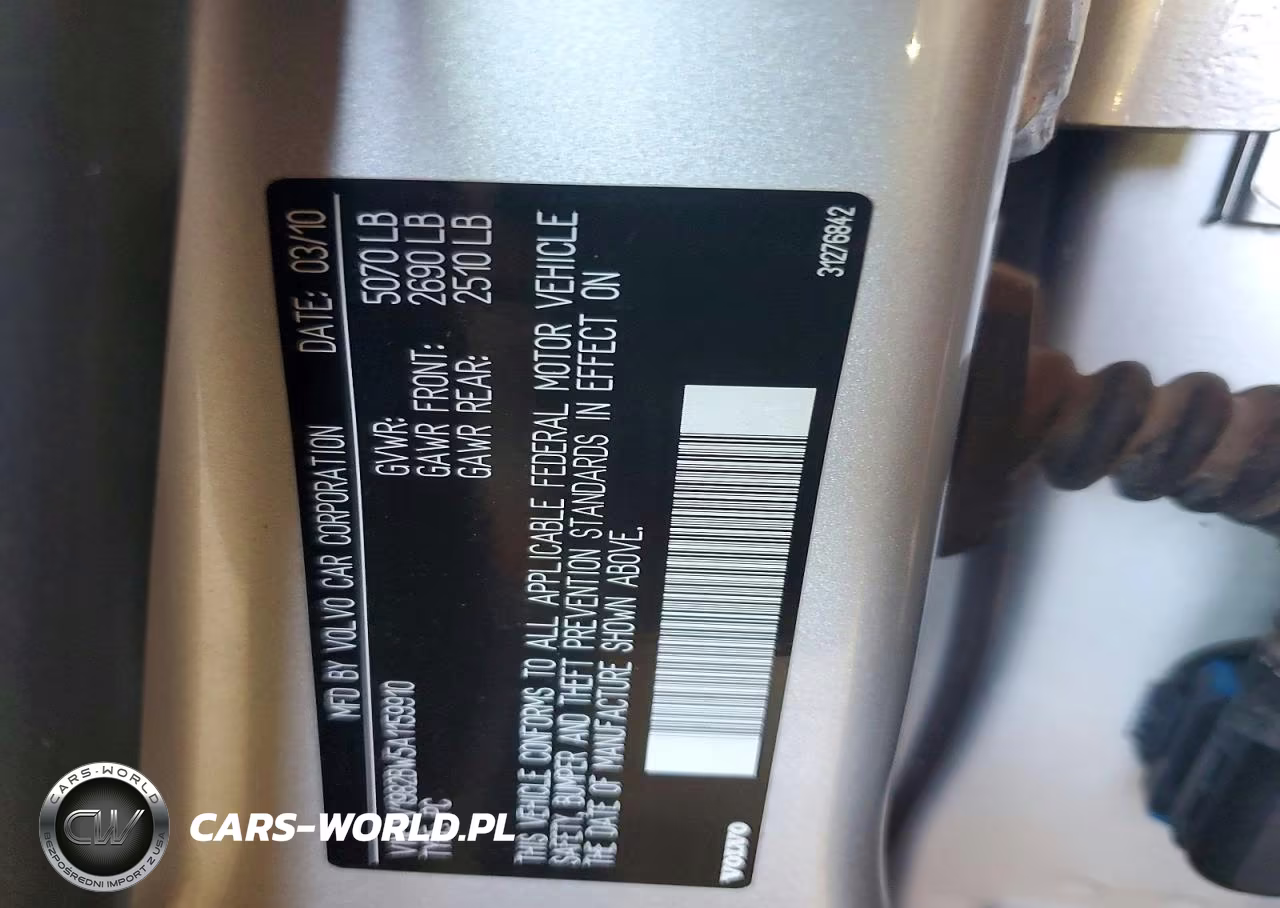 2010 Volvo V70 3.2 VIN:YV1982BW5A1159910 - 12