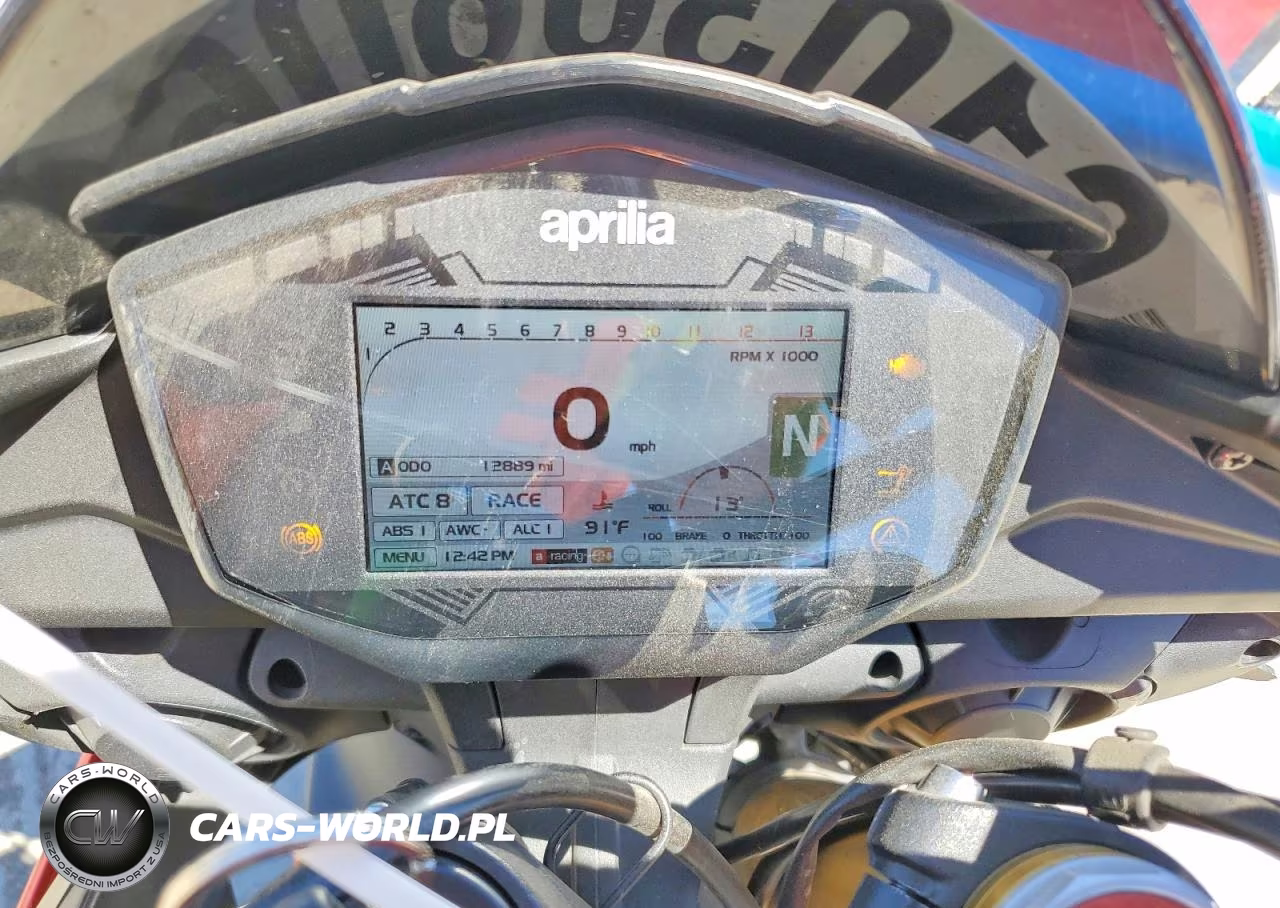 2019 Aprilia Tuono V4 VIN:ZD4KGU008KS001002 - 7