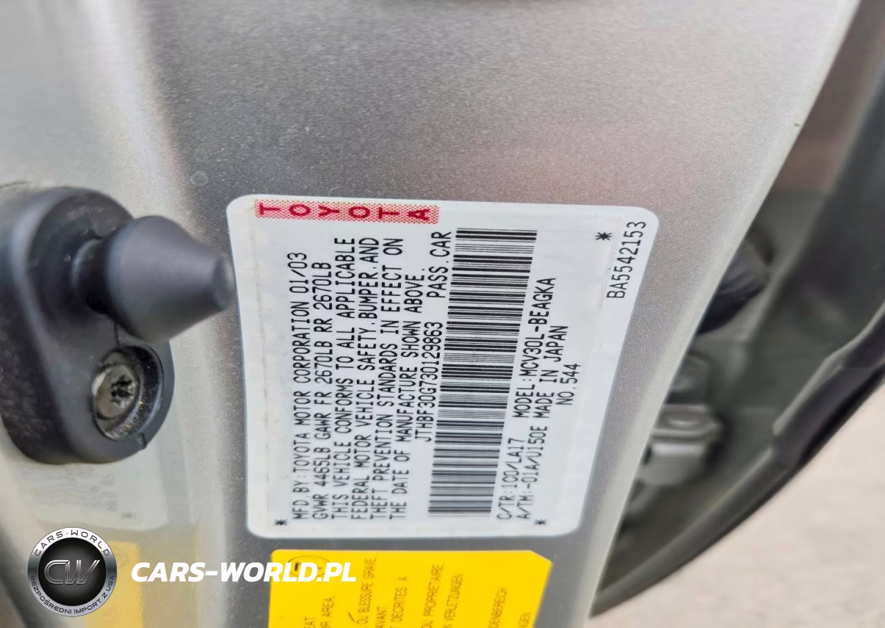 2003 Lexus Es 300 VIN:JTHBF30G730129863 - 12