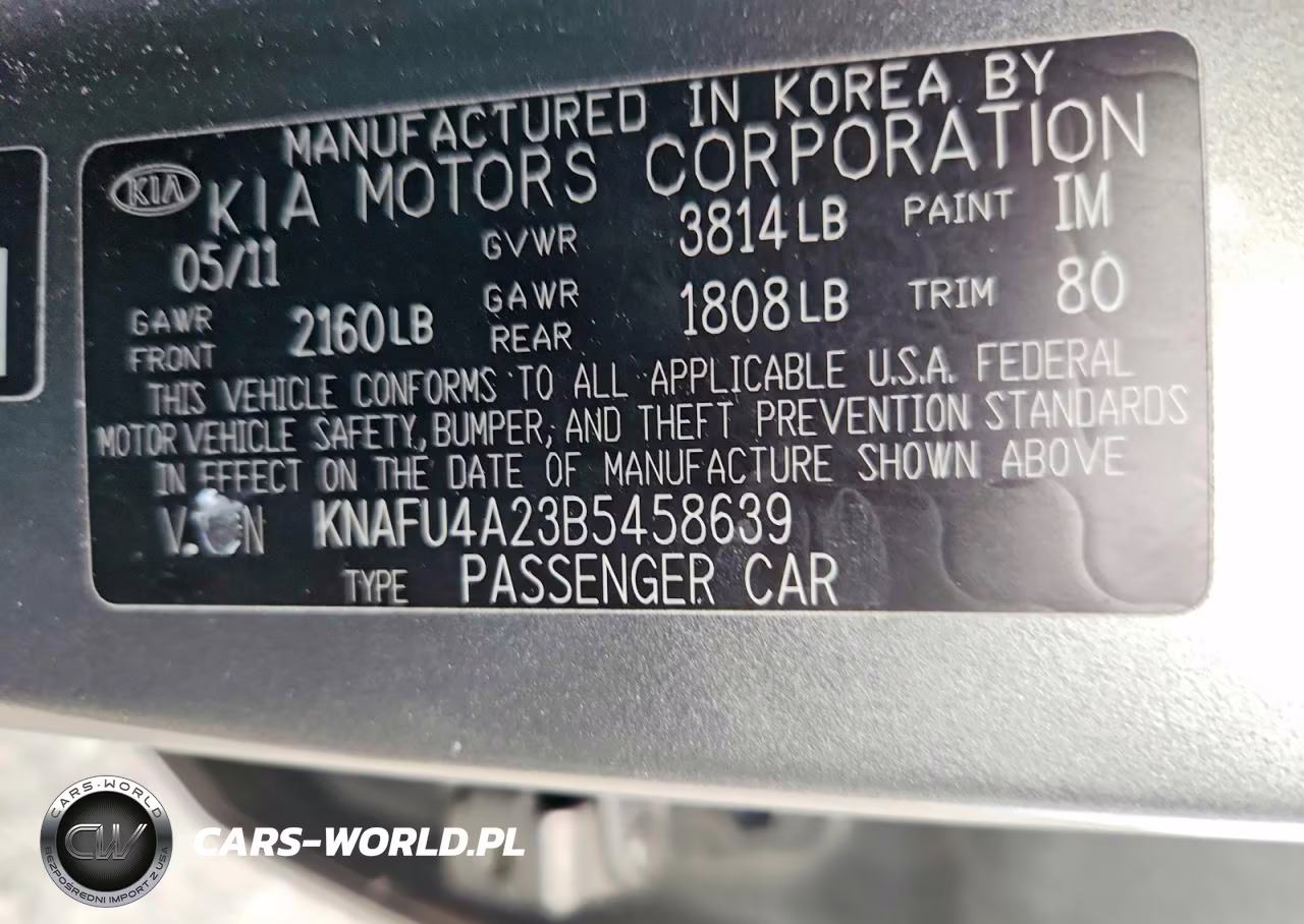 2011 Kia Forte Ex VIN:KNAFU4A23B5458639 - 12
