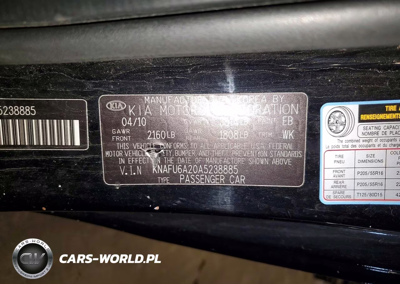 2010 Kia Forte Ex VIN:KNAFU6A20A5238885 - 12