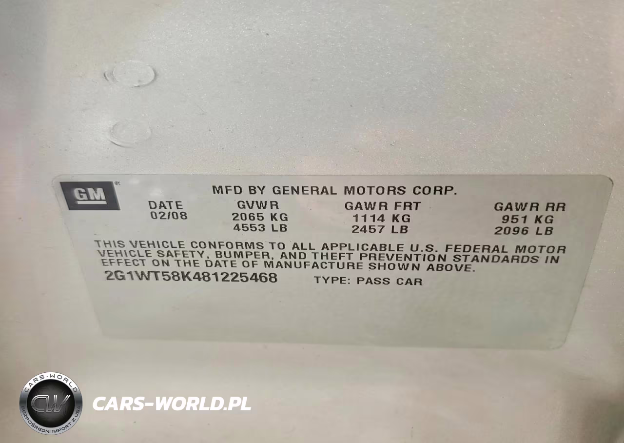 2008 Chevrolet Impala Lt VIN:2G1WT58K481225468 - 13