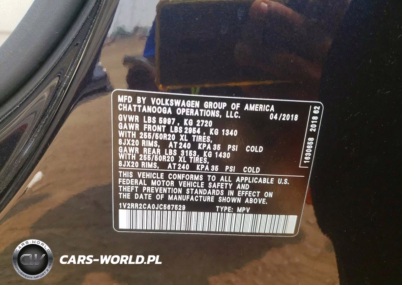 2018 Volkswagen Atlas Sel VIN:1V2RR2CA0JC567529 - 14