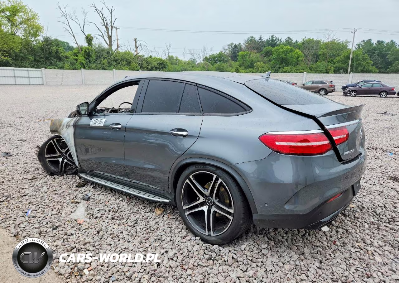 2019 Mercedes-Benz Gle Coupe 43 Amg VIN:4JGED6EB9KA155307 - 2