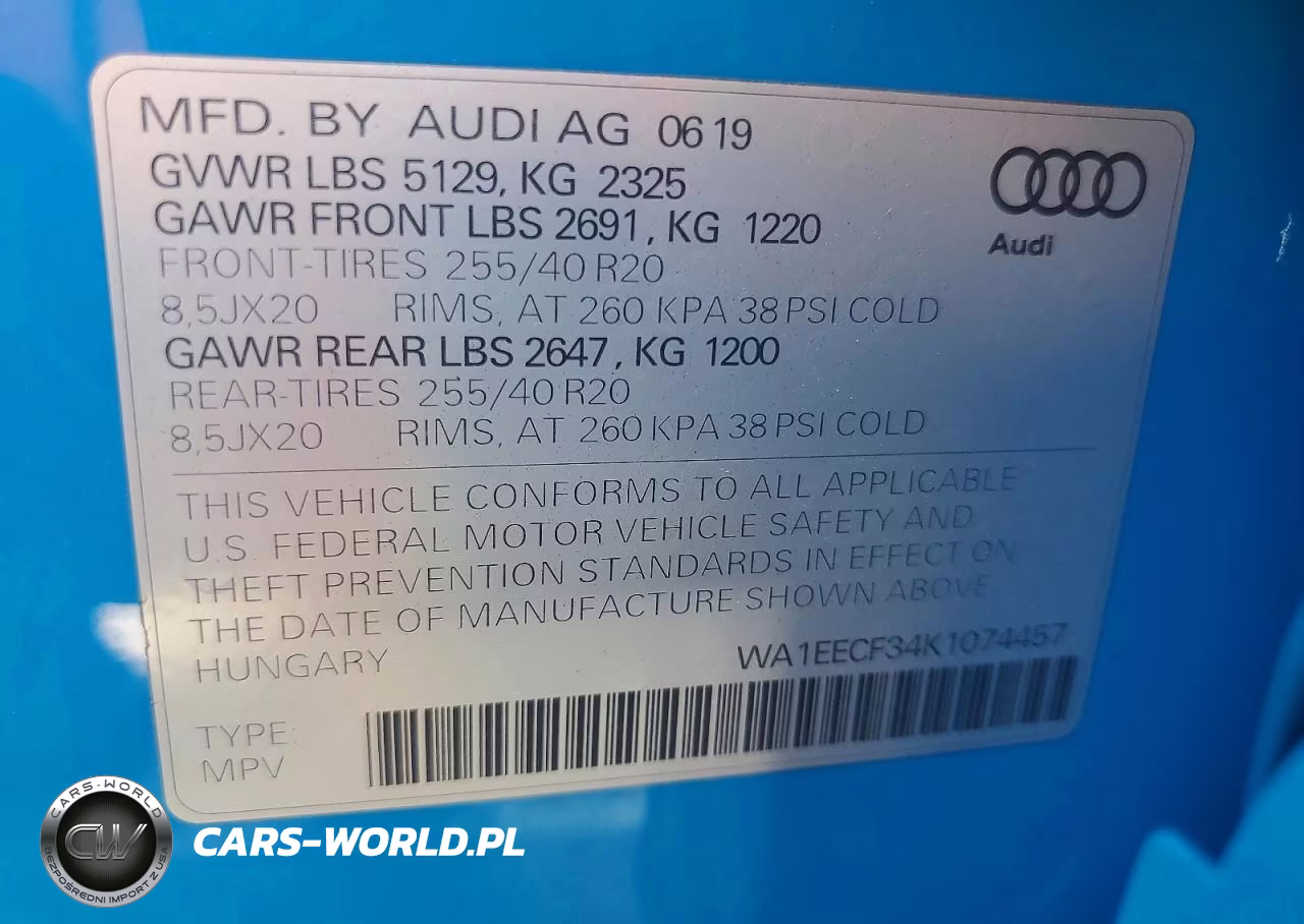 2019 Audi Q3 Premium Plus S-Line VIN:WA1EECF34K1074457 - 13