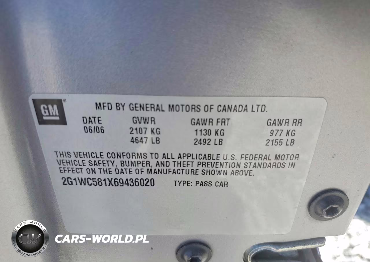 2006 Chevrolet Impala Lt VIN:2G1WC581X69436020 - 13
