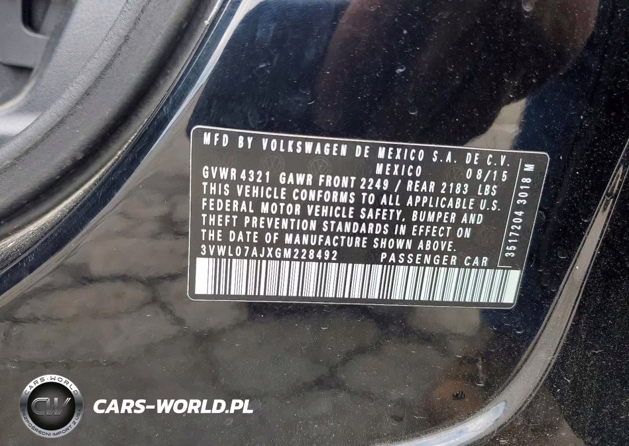 2016 Volkswagen Jetta Sel VIN:3VWL07AJXGM228492 - 12