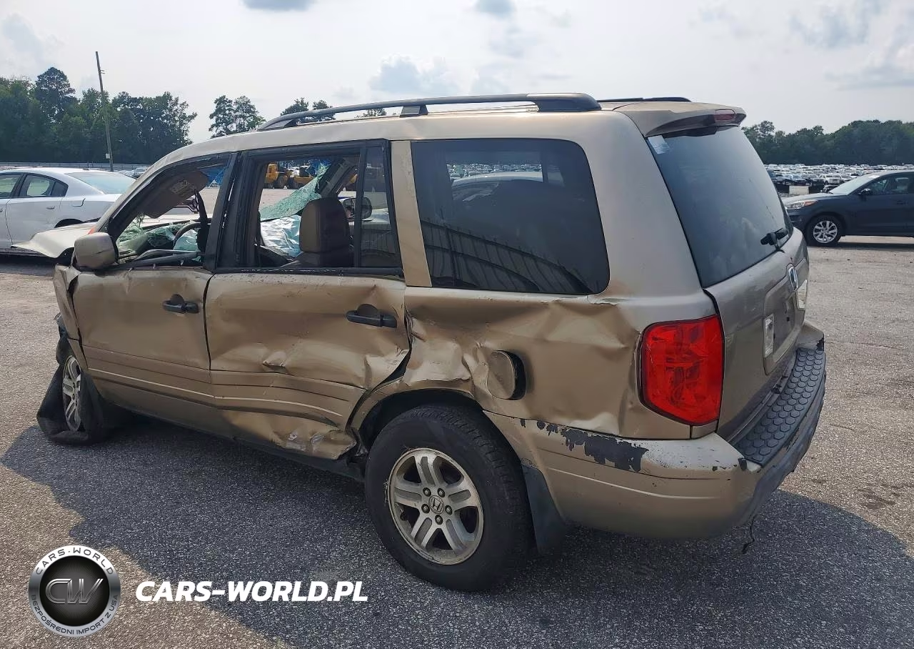2003 Honda Pilot Exl VIN:2HKYF18663H605857 - 2