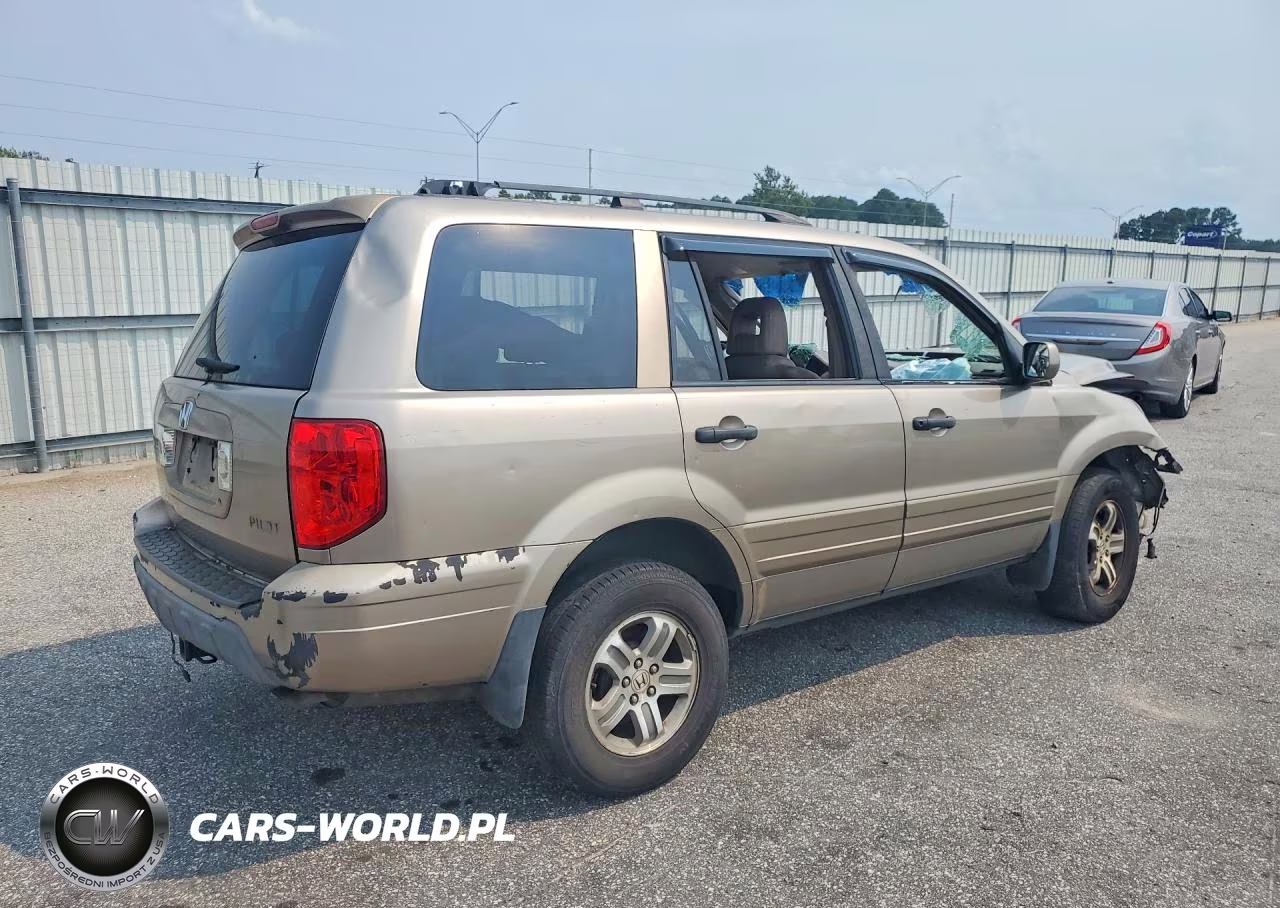 2003 Honda Pilot Exl VIN:2HKYF18663H605857 - 3