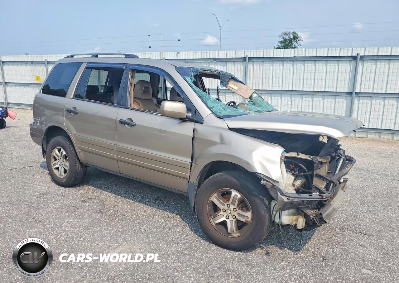 2003 Honda Pilot Exl VIN:2HKYF18663H605857 - 4