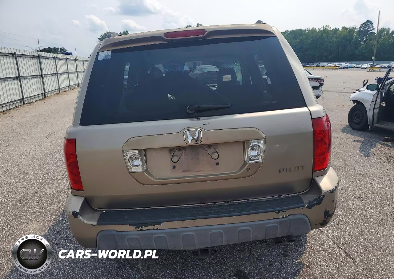 2003 Honda Pilot Exl VIN:2HKYF18663H605857 - 6