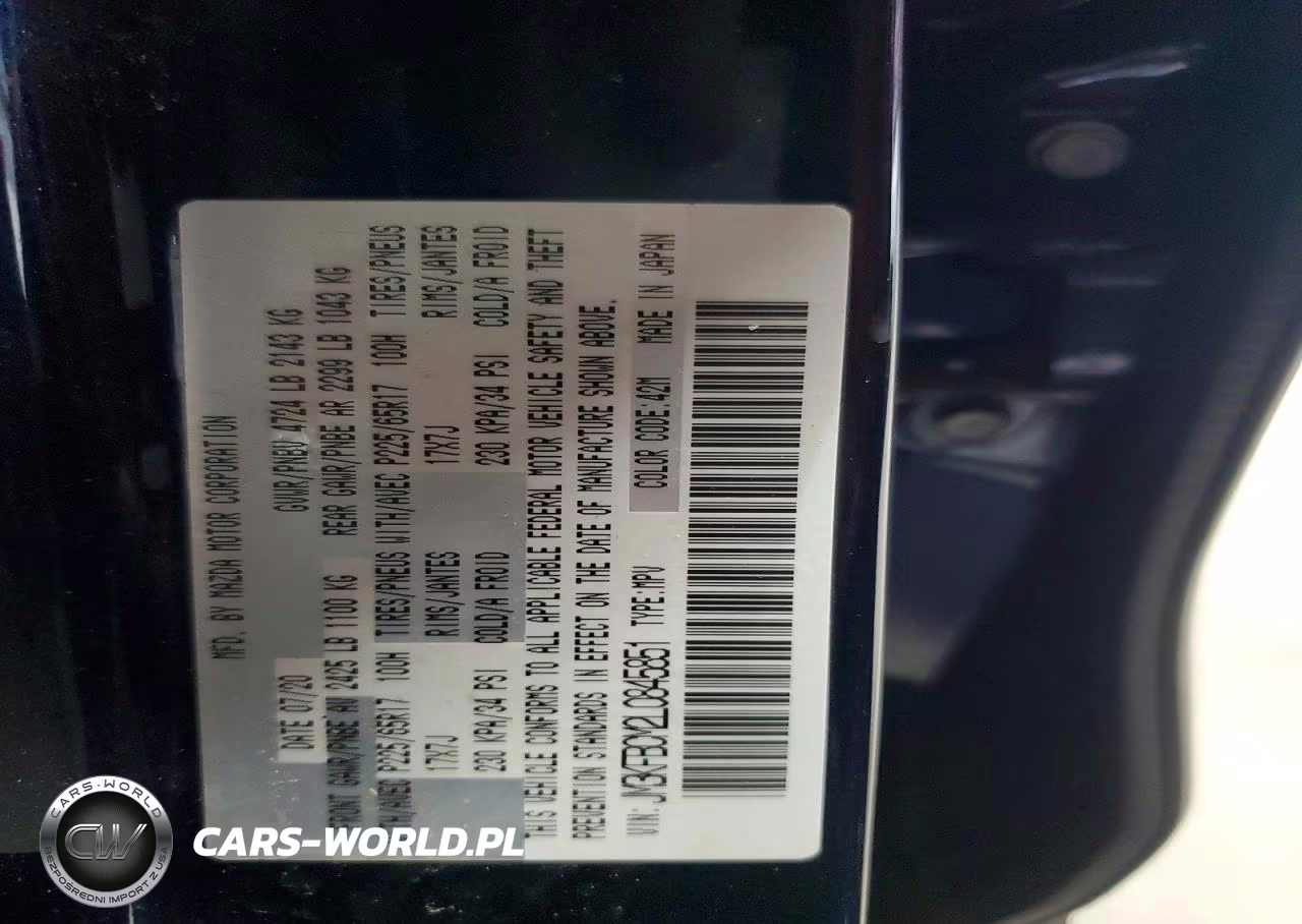 2020 Mazda Cx-5 Touring VIN:JM3KFBCM2L0845851 - 13