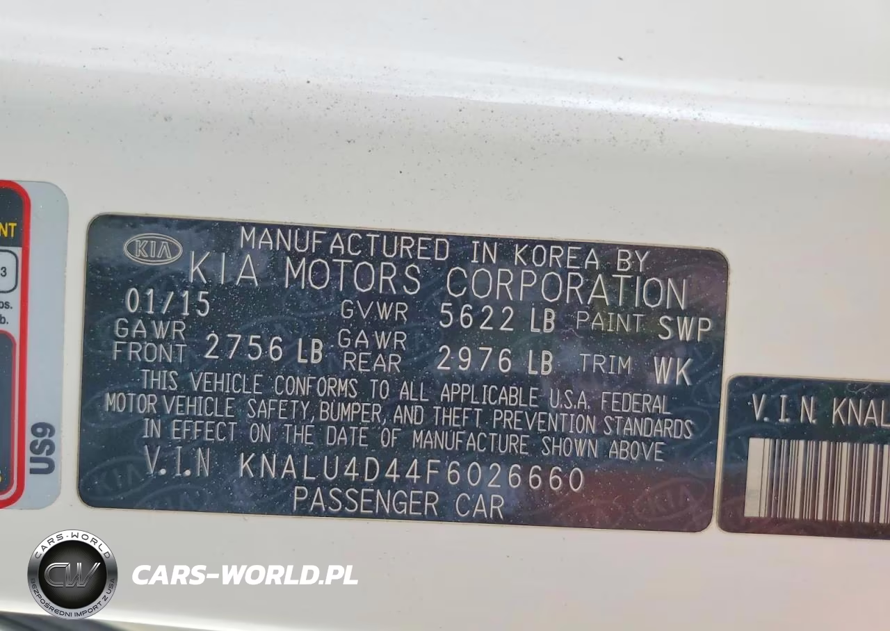 2015 Kia K900 Premium VIN:KNALU4D44F6026660 - 12