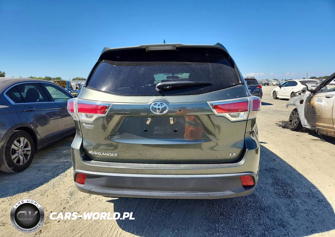 2016 Toyota Highlander Le Plus VIN:5TDZKRFH1GS171236 - 6