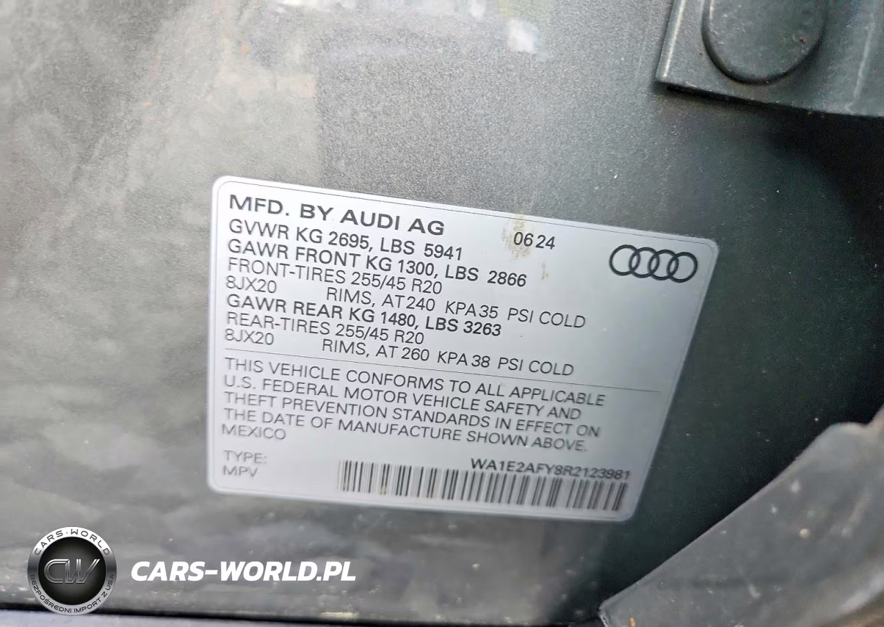 2024 Audi Q5 E Premium Plus 55 VIN:WA1E2AFY8R2123981 - 14