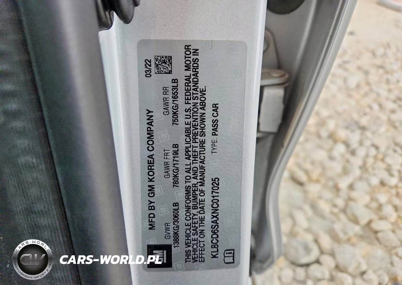 2022 Chevrolet Spark 1Lt VIN:KL8CD6SAXNC017025 - 12