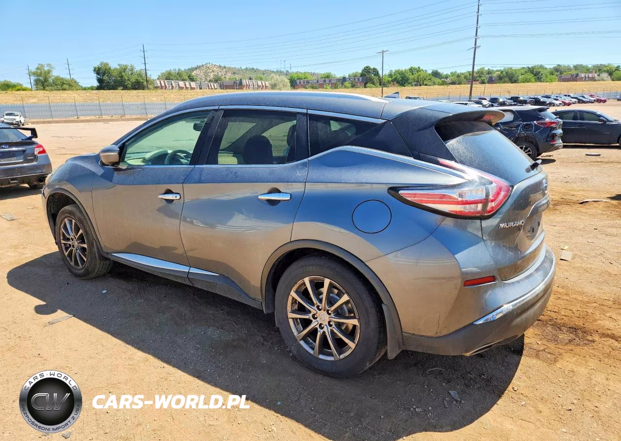 2015 Nissan Murano Sl VIN:5N1AZ2MH9FN283754 - 2