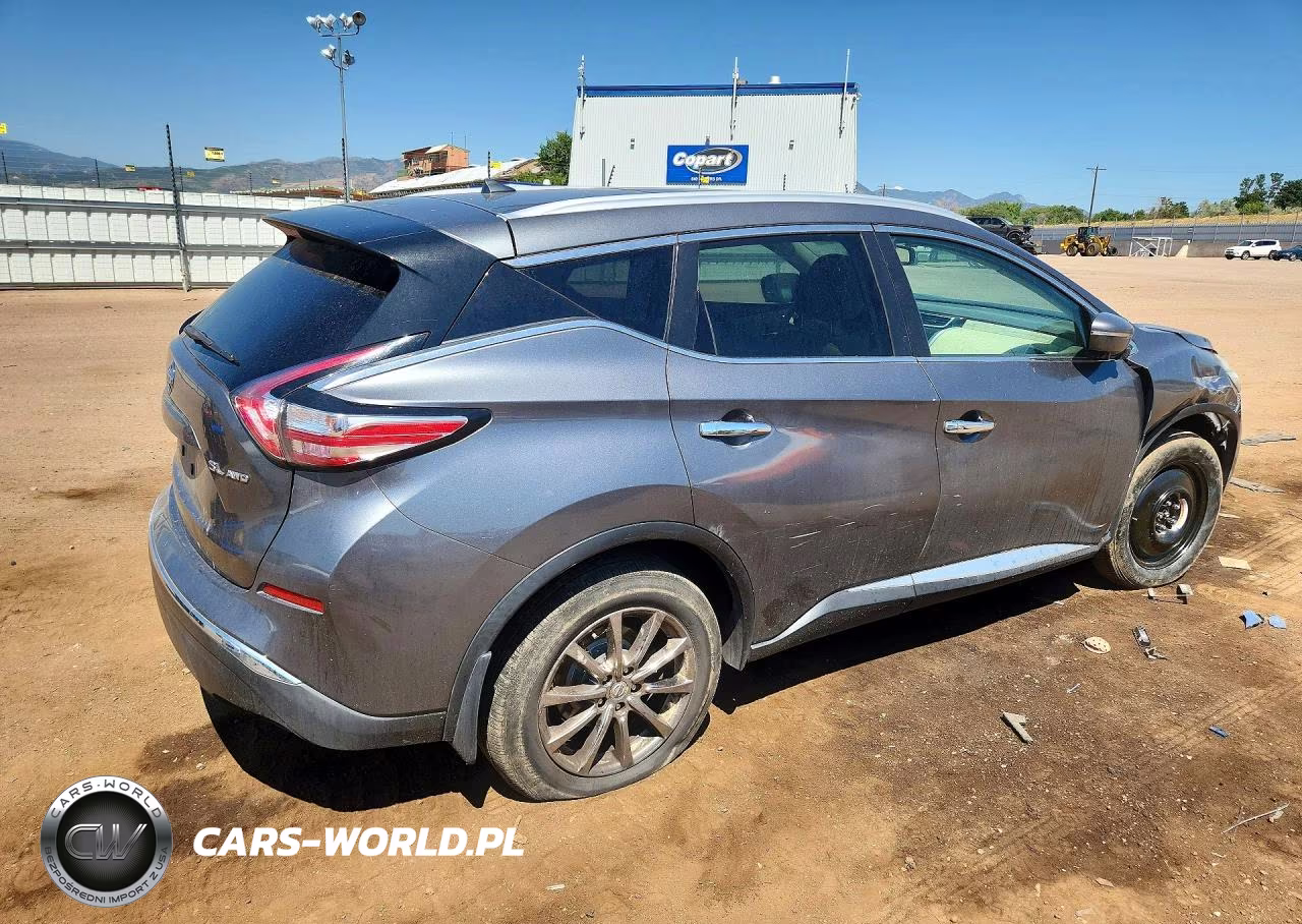 2015 Nissan Murano Sl VIN:5N1AZ2MH9FN283754 - 3