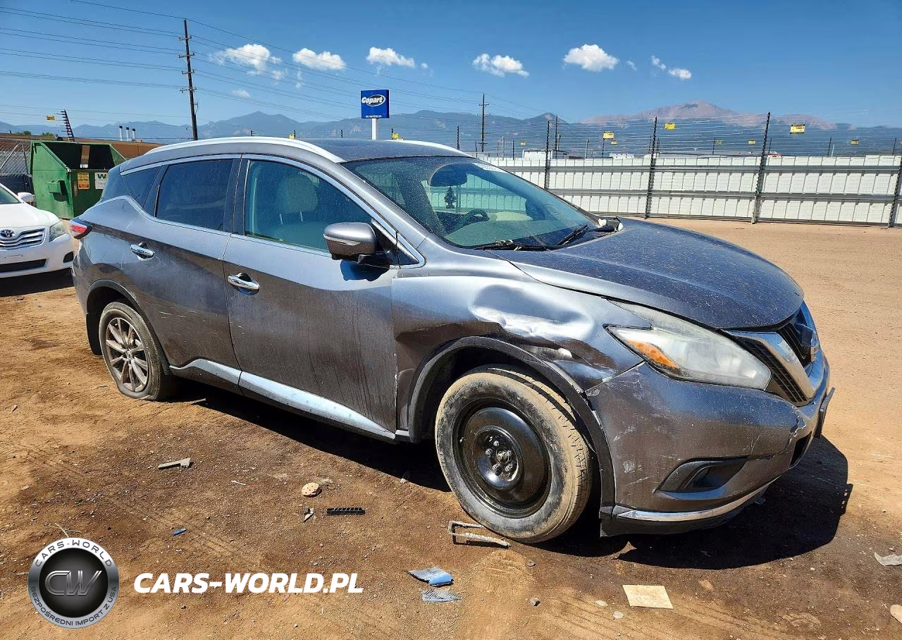 2015 Nissan Murano Sl VIN:5N1AZ2MH9FN283754 - 4