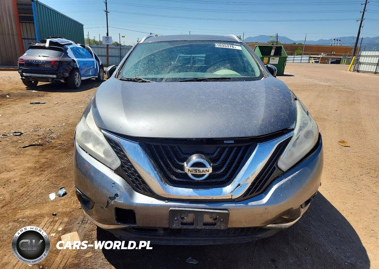 2015 Nissan Murano Sl VIN:5N1AZ2MH9FN283754 - 5