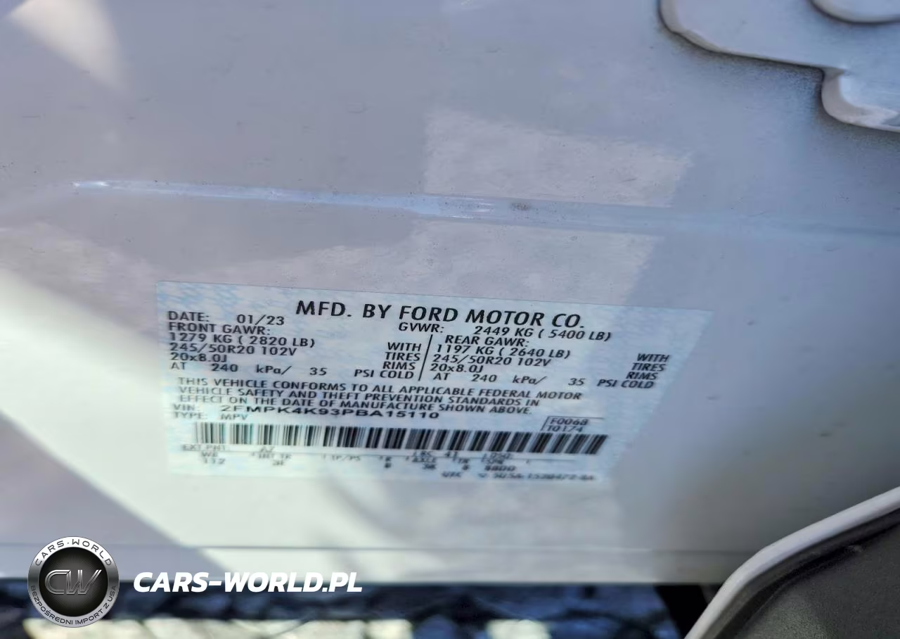 2023 Ford Edge Titanium VIN:2FMPK4K93PBA15110 - 13