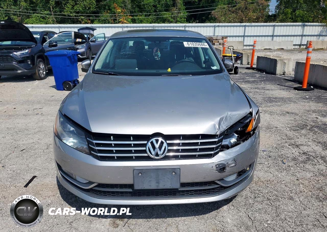 2014 Volkswagen Passat Se VIN:1VWBN7A39EC004157 - 5