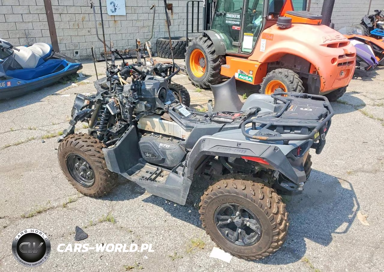 2021 Can-Am Outlander Atv VIN:3JBLMAT42MJ000630 - 3