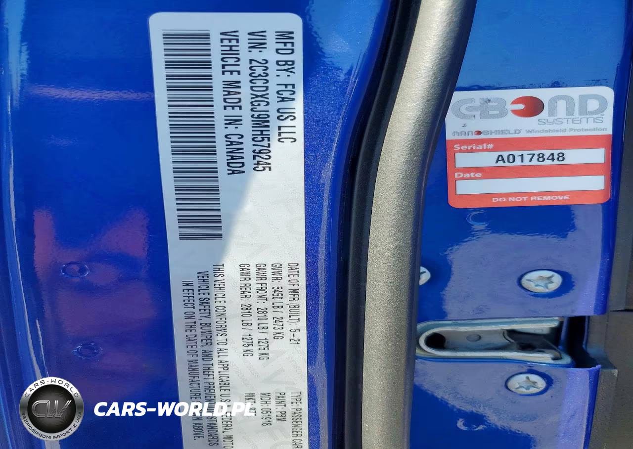 2021 Dodge Charger Scat Pack VIN:2C3CDXGJ9MH579245 - 13