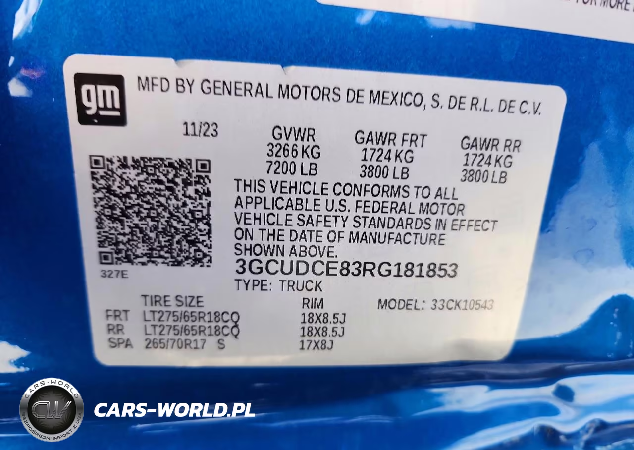 2024 Chevrolet Silverado K1500 Trail Boss Custom VIN:3GCUDCE83RG181853 - 12