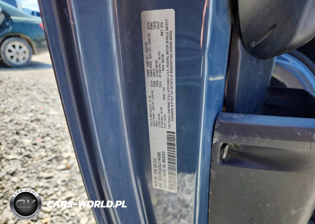 2020 Ram Promaster 3500 3500 High VIN:3C6URVJG8LE144365 - 13