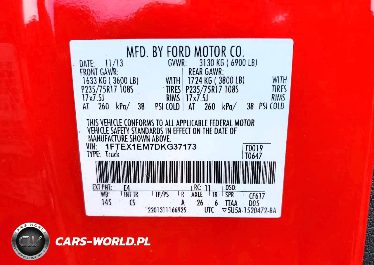 2013 Ford F150 Super Cab VIN:1FTEX1EM7DKG37173 - 12