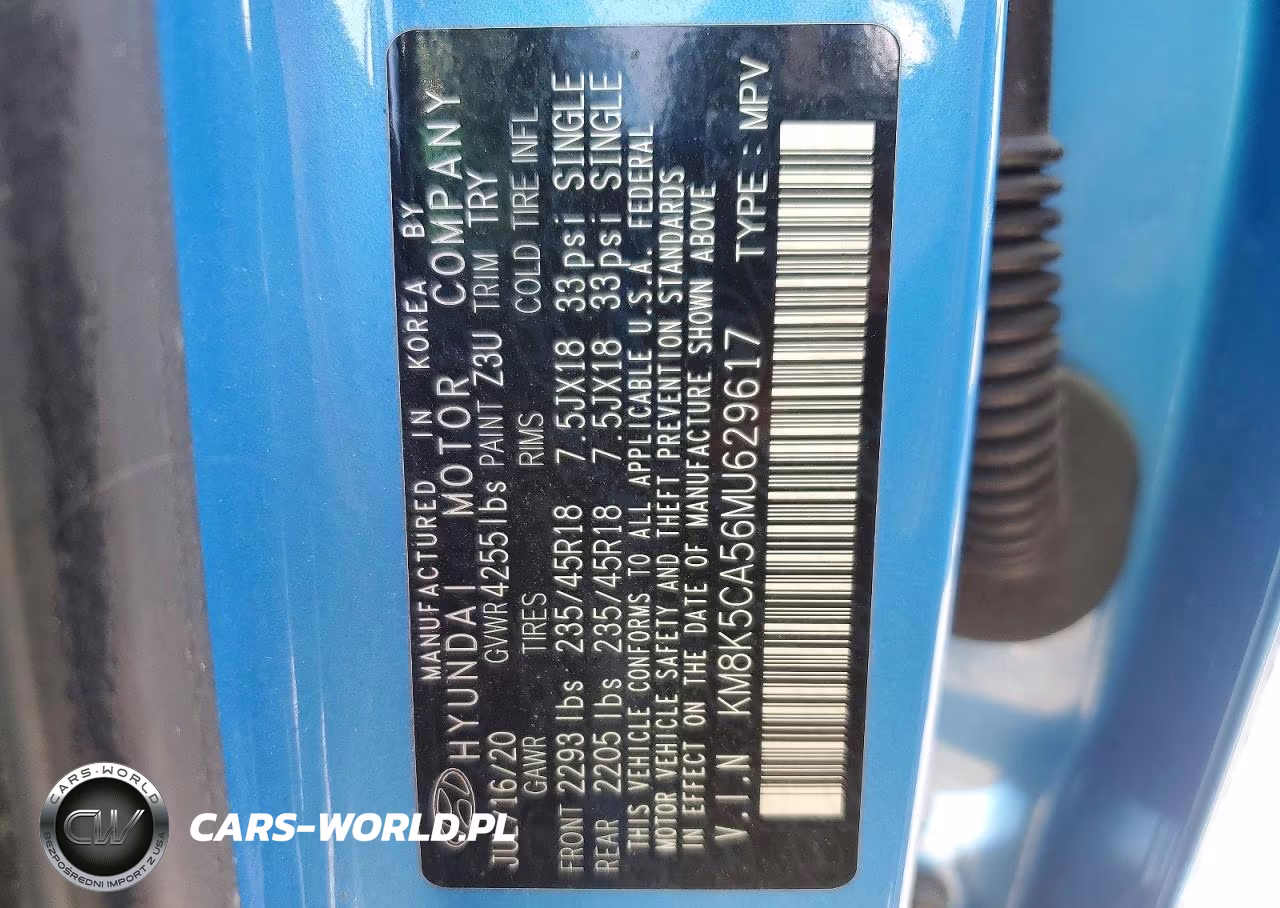 2021 Hyundai Kona Ultimate VIN:KM8K5CA56MU629617 - 13